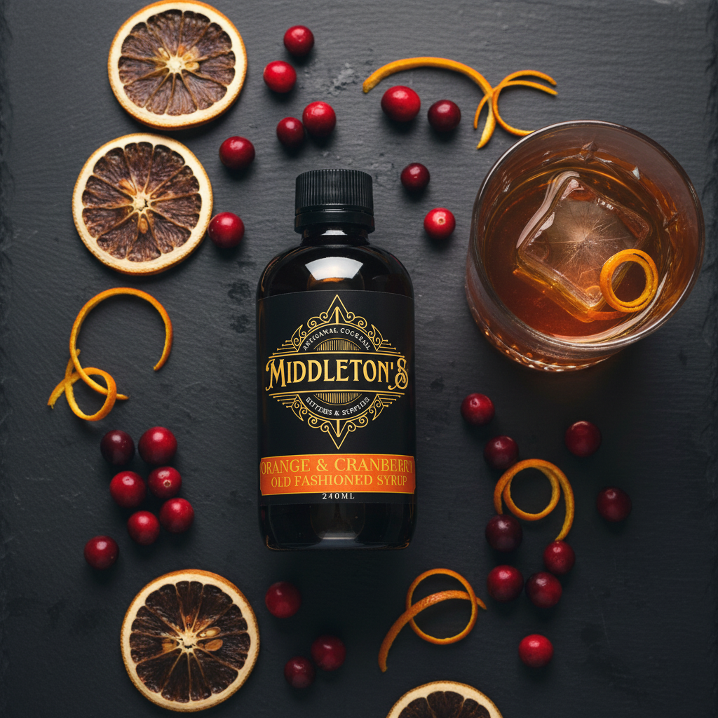 Orange & Cranberry Old Fashioned Syrup