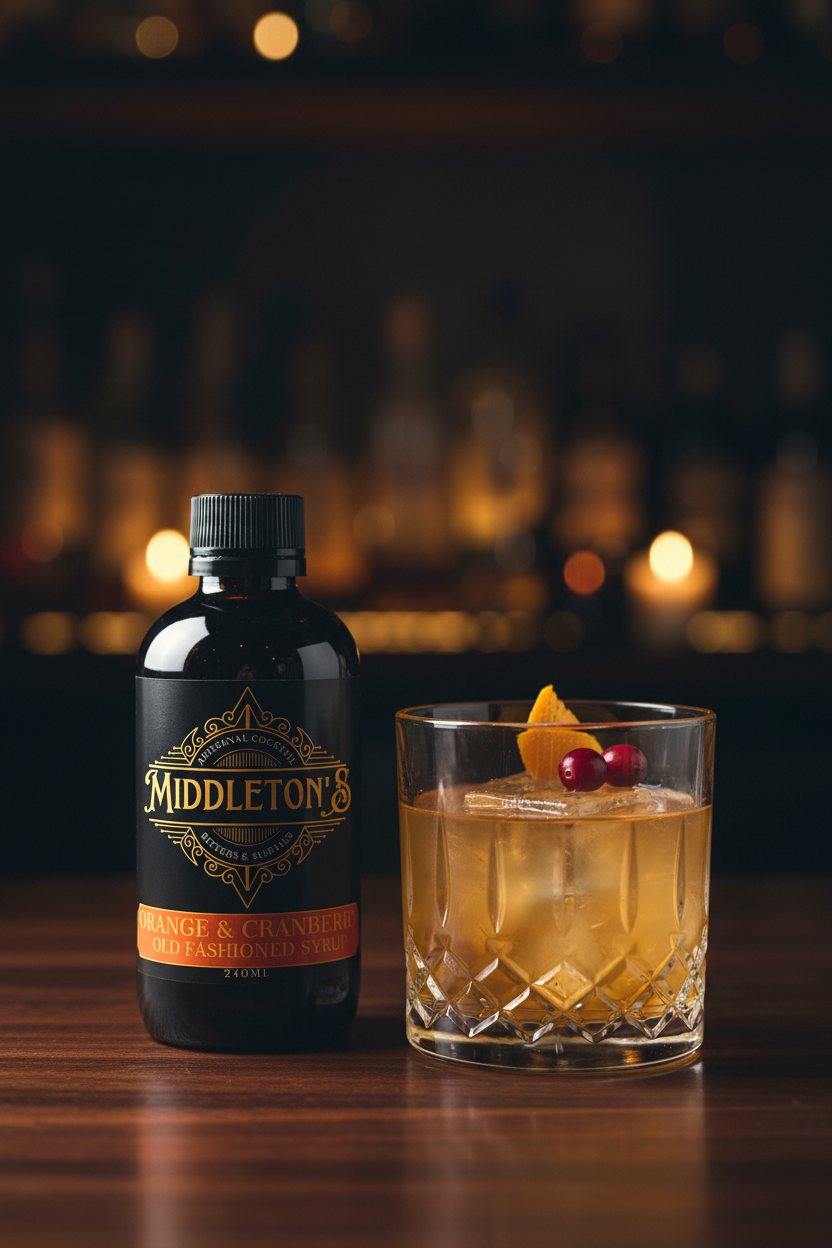 Orange & Cranberry Old Fashioned Syrup